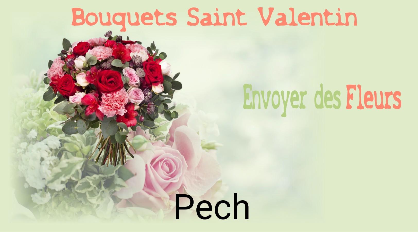Roses de Saint-Valentin livrées à Pech